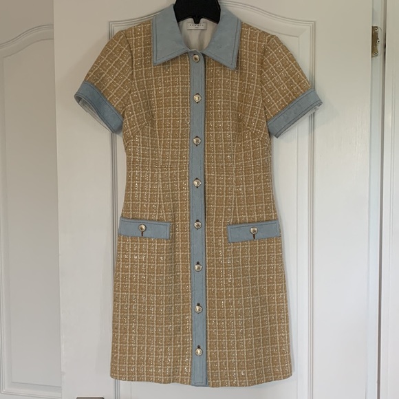 BNWT Sandro tweed dress 34 - Picture 4 of 5